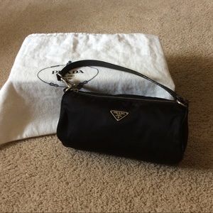 Prada vintage black nylon bag